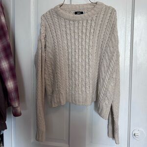 urban outfitters BDG cream knit sweater